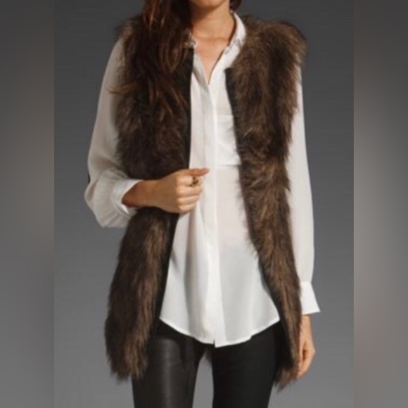 Sanctuary Rockin Natalie Faux Fur Vest - Picture 1 of 7